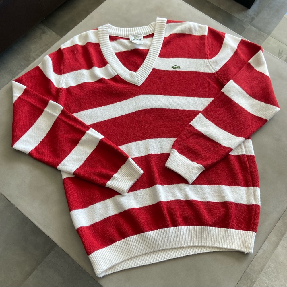 Lacoste V-Neck Sweater S